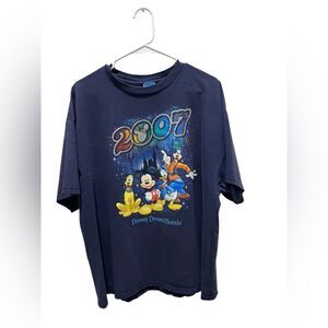 Disney Women’s Dark Blue 2007 Graphic Tee